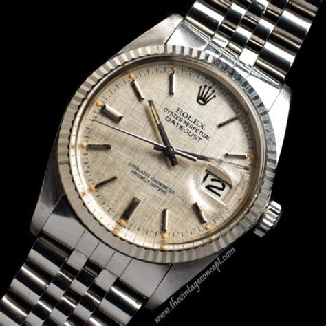 rolex linen dial|rolex 16014 year.